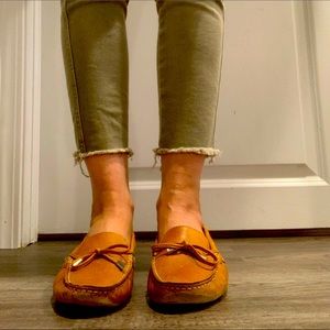 Mercanti Fiorintini tan leather driver